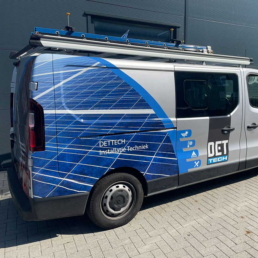 Belettering DET Tech