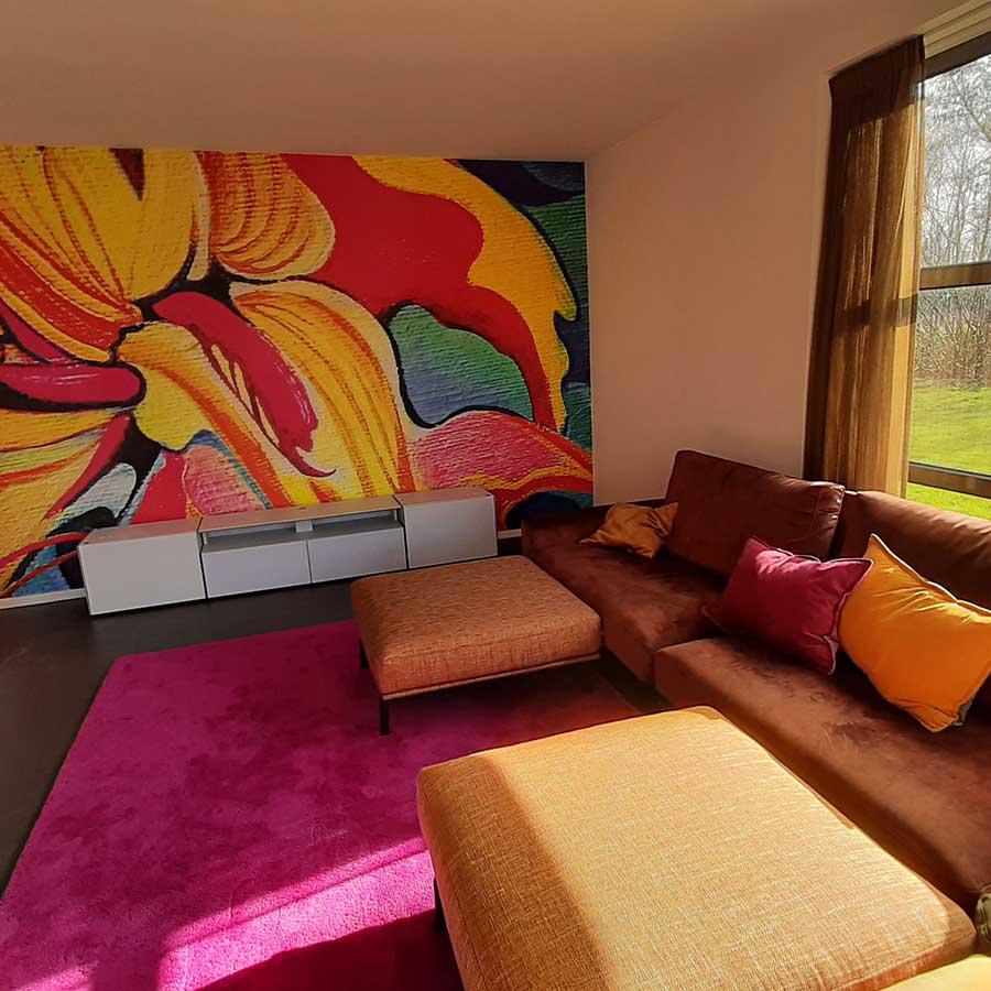 Bloem Deco Naadloos Behang