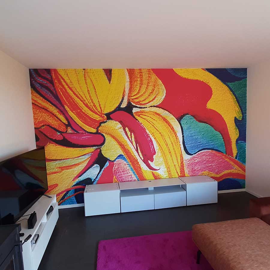 Bloem Deco Naadloos Behang