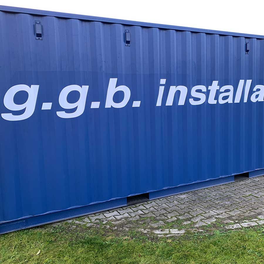 Container Belettering GGB Installaties