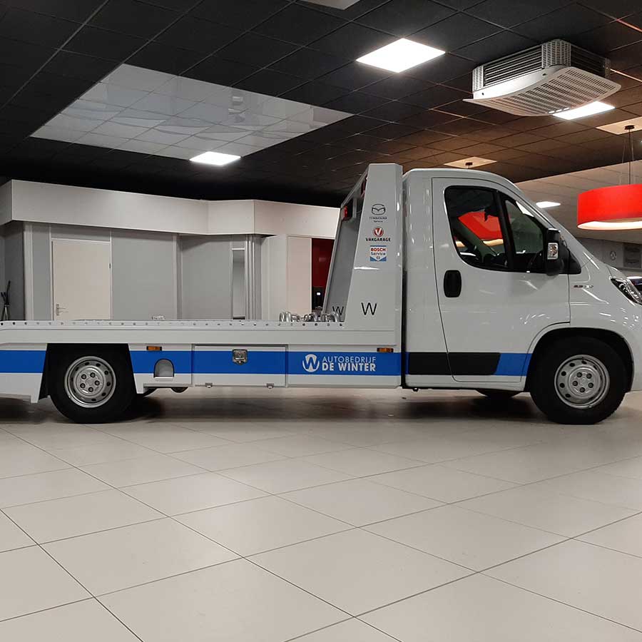 Fiat Ducato Belettering Auto de Winter