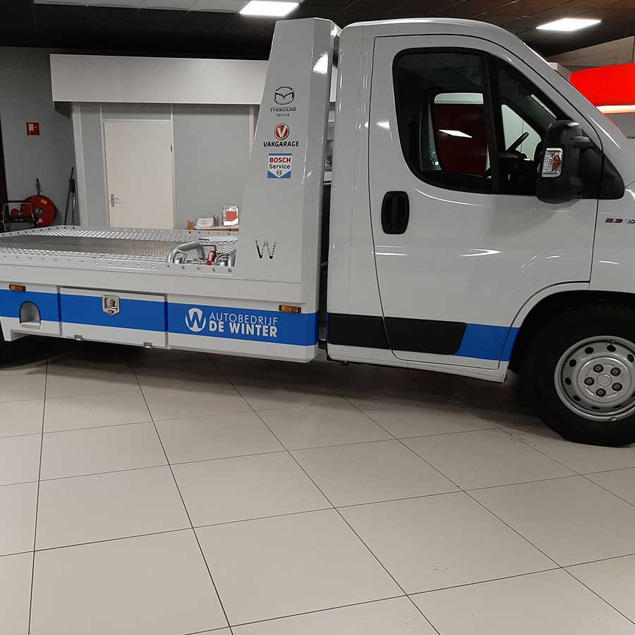 Fiat Ducato Belettering Auto de Winter