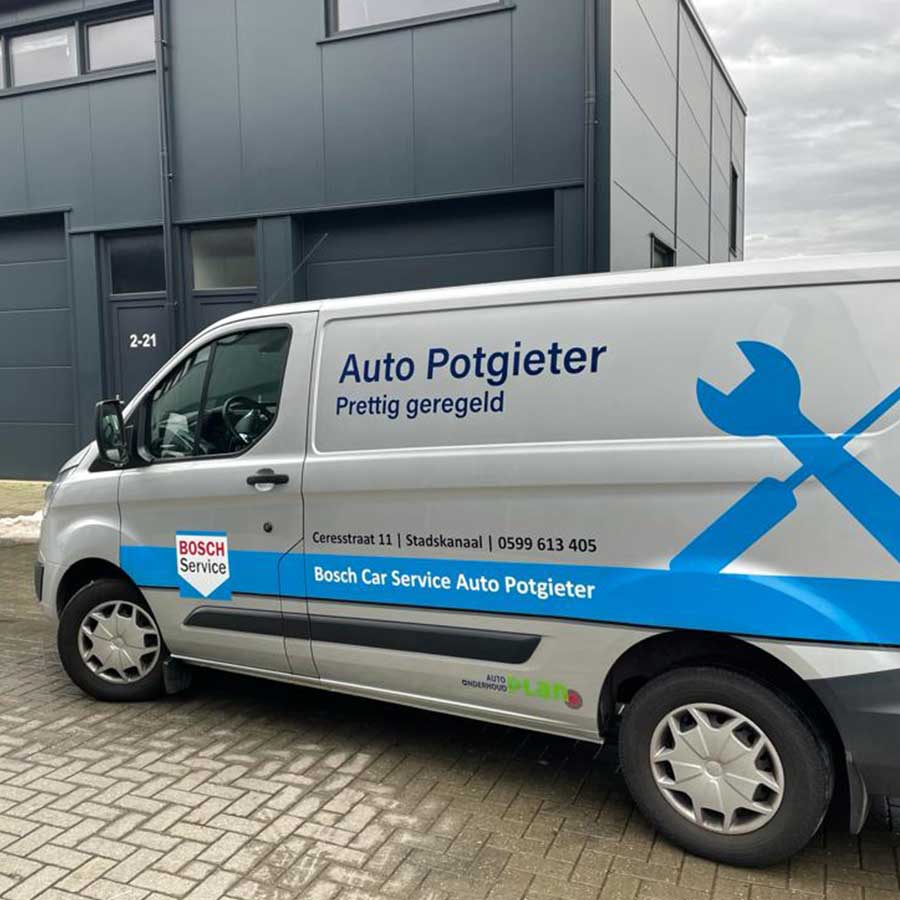 Ford Transit Belettering Potgieter