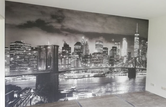 Skyline Naadloos Behang 1