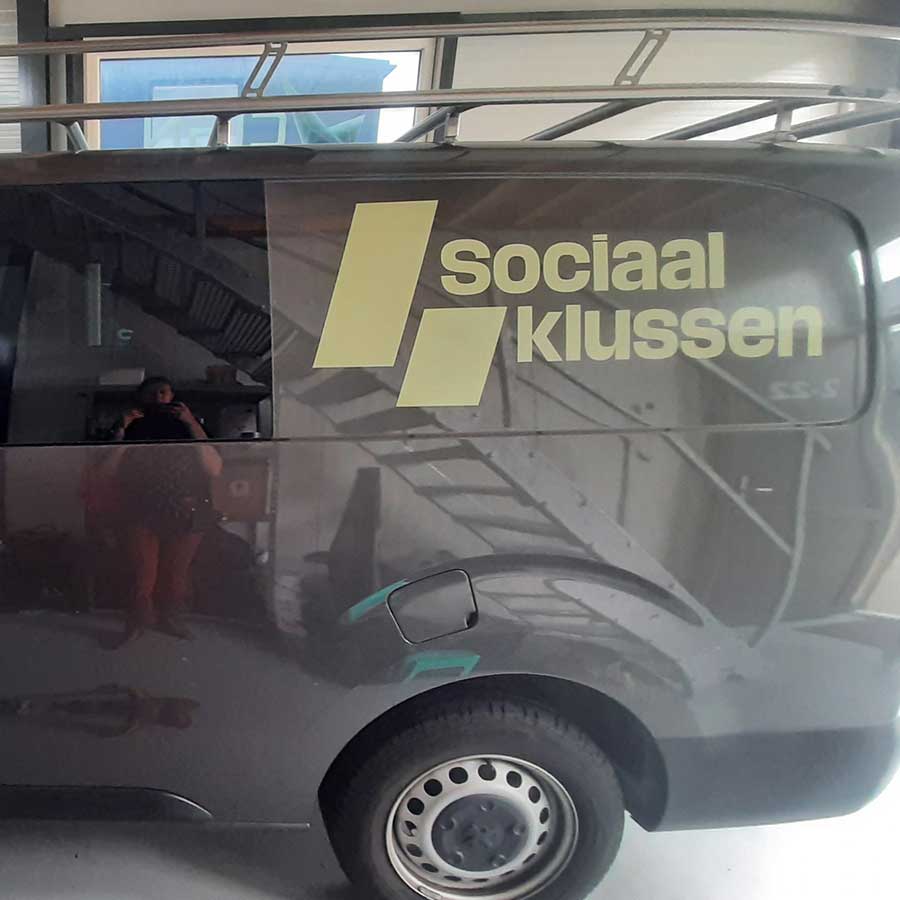 Peugeot Expert Belettering Sociaal Klussen