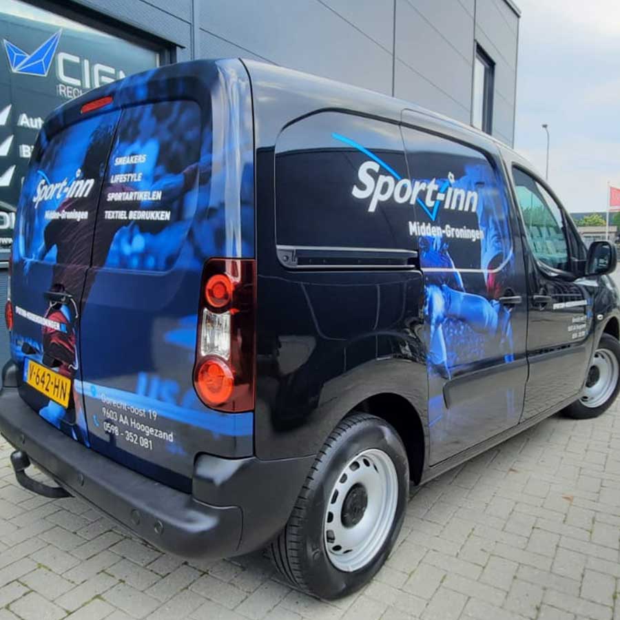 Peugeot Partner Belettering Sport-inn