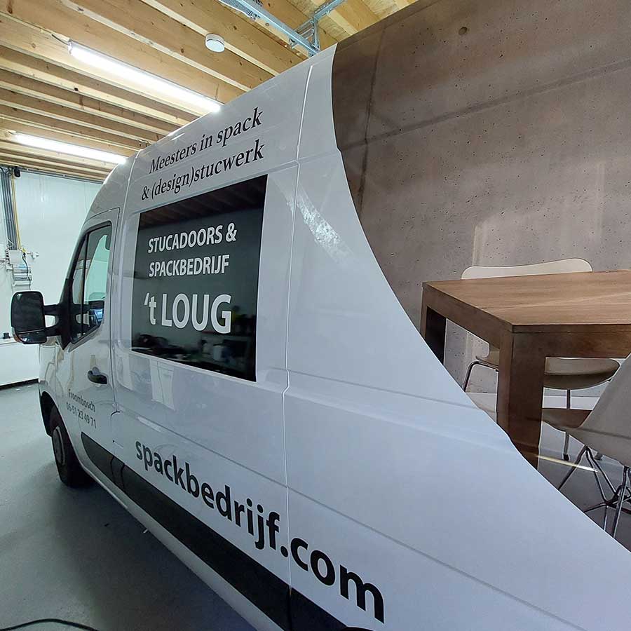 Renault Master Belettering T loug