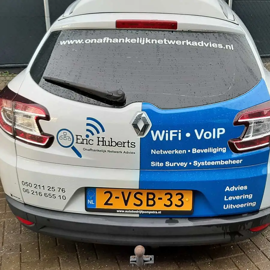 Renault Megane Belettering Eric Huberts