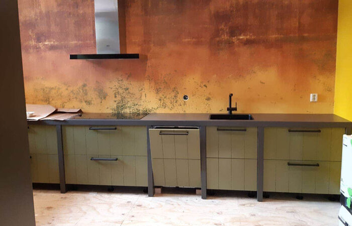 Keuken Naadloos Behang 1