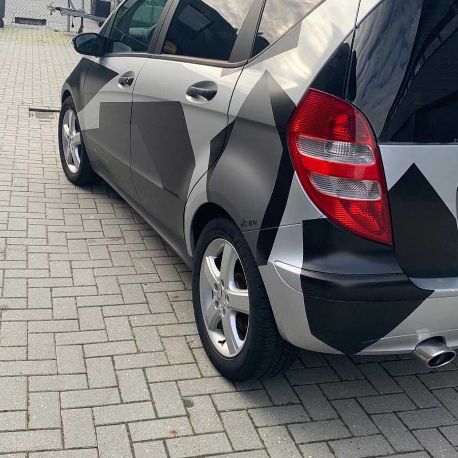 Mercedes A160 Wrap Thuis in Holland