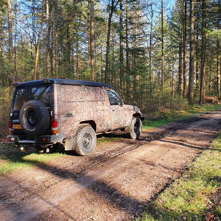 Toyota Landcruiser Camouflage Wrap