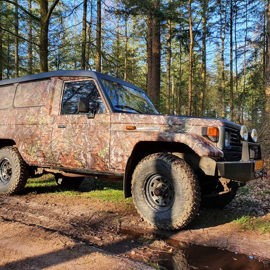 Toyota Landcruiser Camouflage Wrap