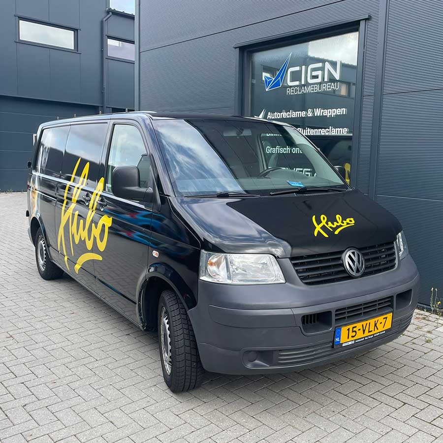 VW Transporter Wrap en Belettering Hubo