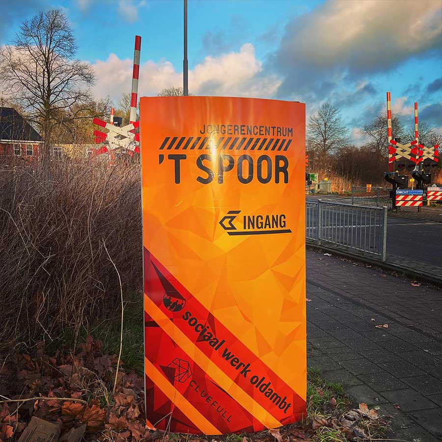 Reclamezuil Jongerencentrum 'T Spoor