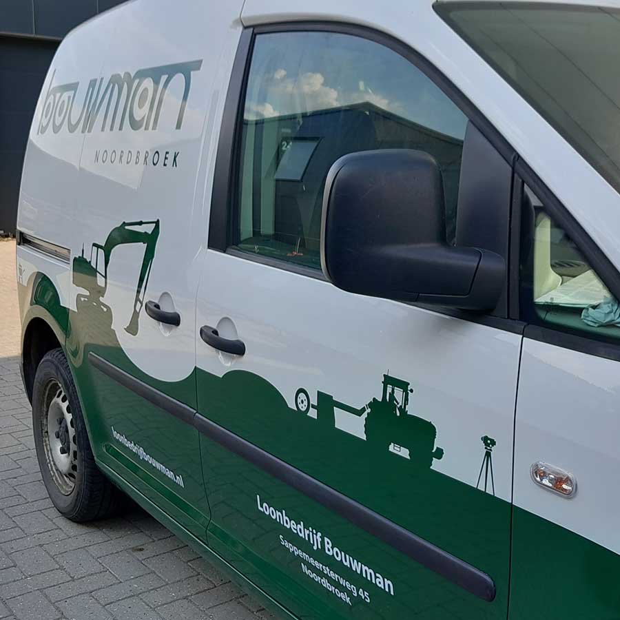 belettering Volkswagen Caddy Bouwman