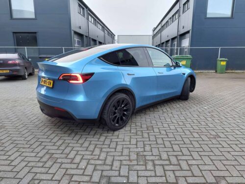 tesla wrappen reclamebureau cign