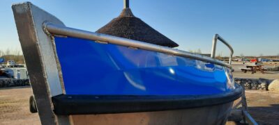 rvs sloep wrappen zijkant