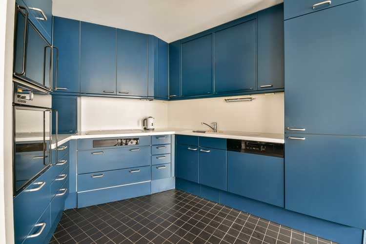 interieurfolie blauw