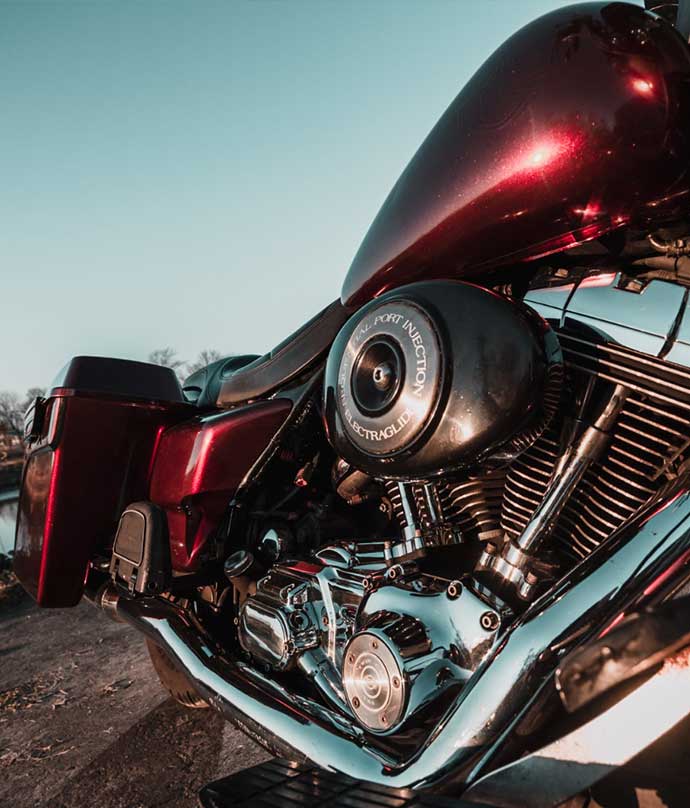 detail harley davidson wrappen