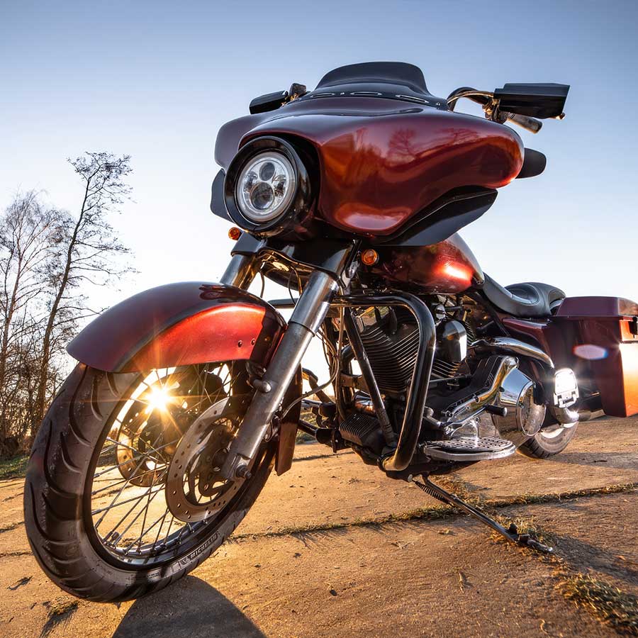 harley davidson motor wrappen