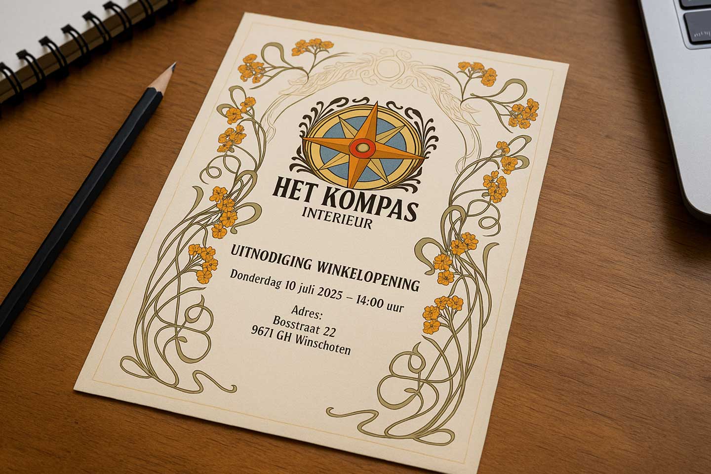 het kompas interieur grafisch ontwerp logo ontwerp reclamebureau cign