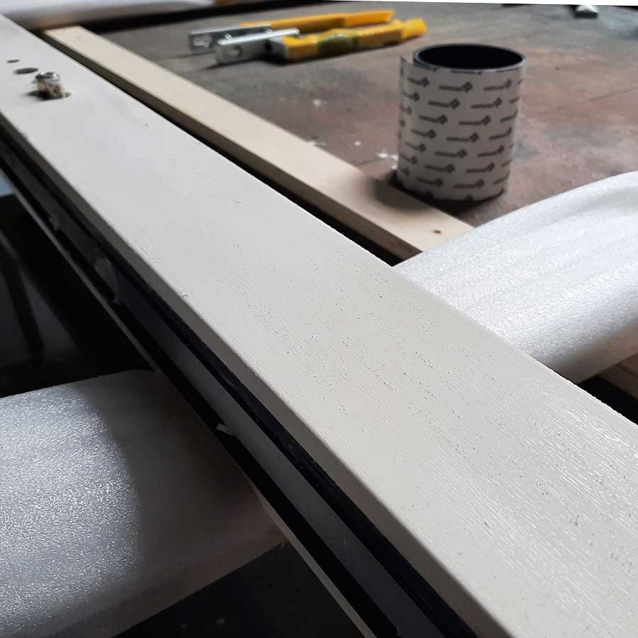 kozijnen wrappen ral 9001