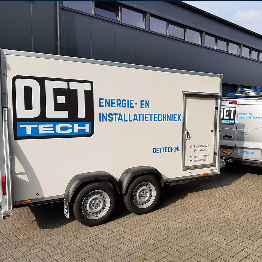 aanhanger bestickeren