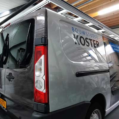 bus deels wrappen bouwstudio koster cign