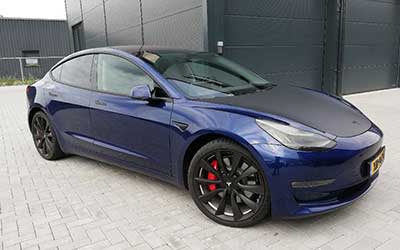 tesla model 3 auto wrappen
