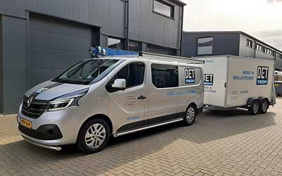 trailer en auto bestickeren