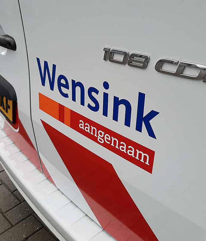 wensink mercedes bestelbus bestickering