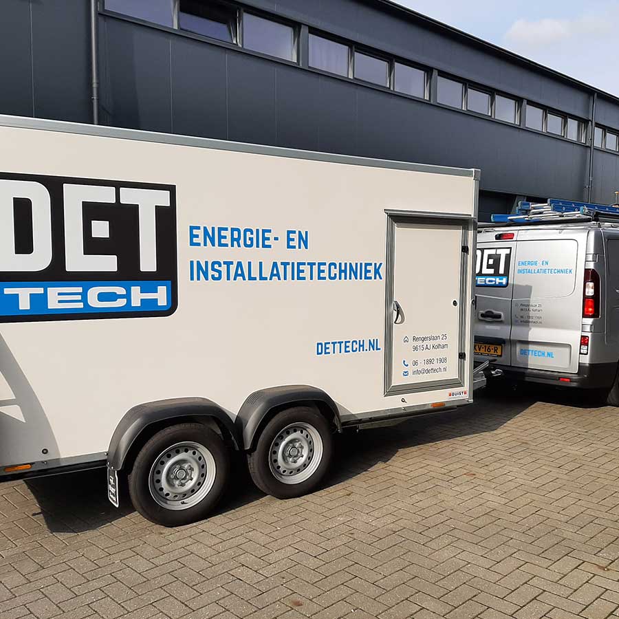 aanhanger bestickeren