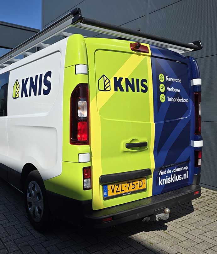 bus wrappen en bestickeren knisklus.nl