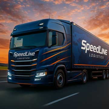 vrachtwagen bestickering speedline